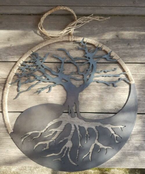 ARBRE DE VIE ZEN AVEC CORDE DE JUTE